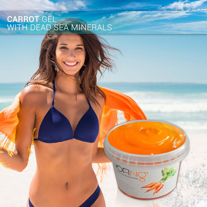 Carrot gel — for golden tan and glowing skin