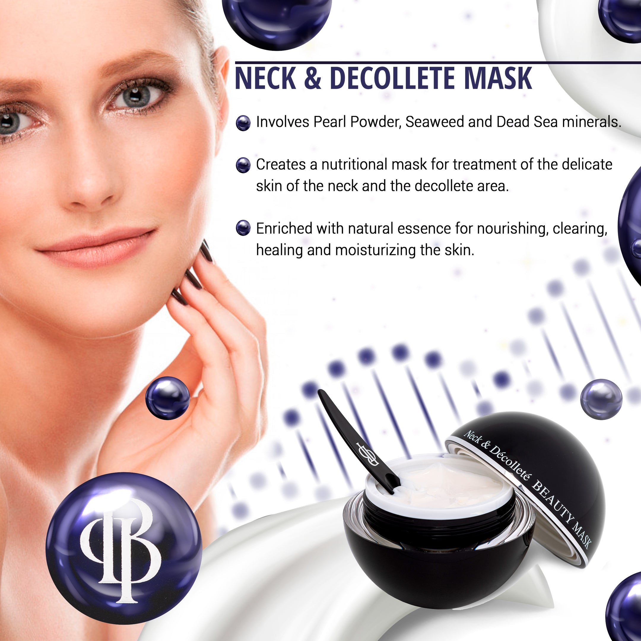 [BELLASOO] Decollete Neck Cream & V-Stretching Band Mask Set main image 0